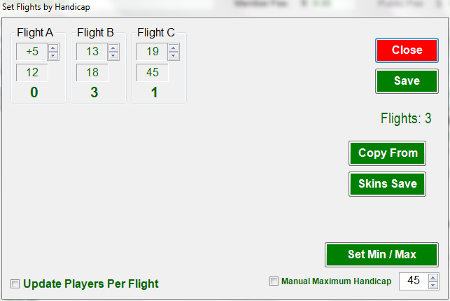 Set Flights